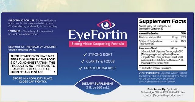 EyeFortin EyeFortin 30 days results image